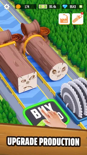 Gameplay screenshot 2 from Idle Lumber Empire: Tycoon Inc - Simulation game